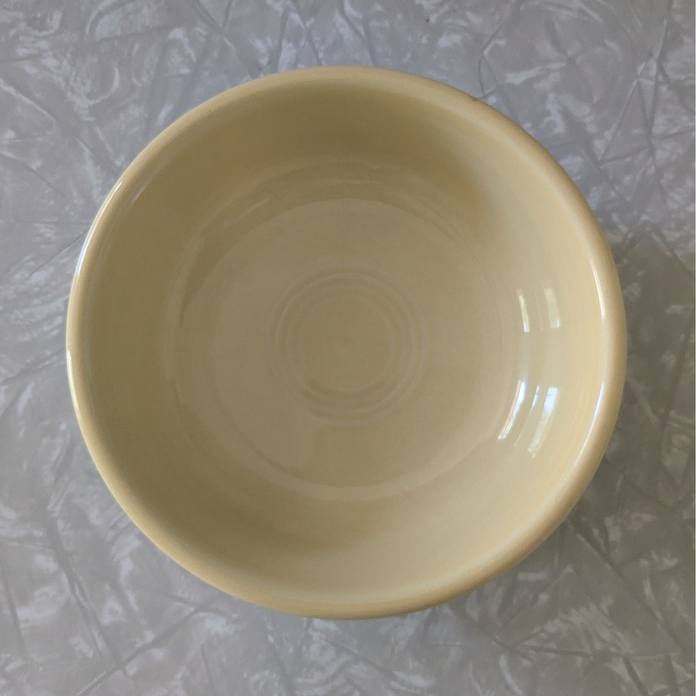 Vintage Fiesta Fiestaware Classic 5 5/8 Inch Small Bowl 15oz Post 1986 Yellow - Picture 2 of 7